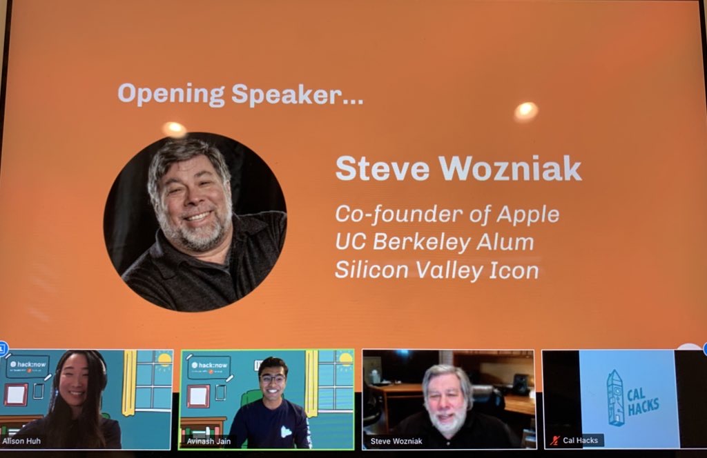 Meeting Steve Wozniak on Zoom!